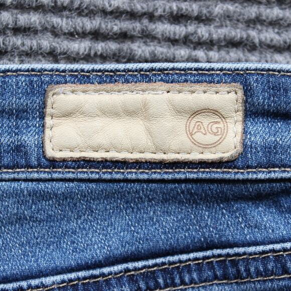 AG Adriano Goldschmied Jeans Womens 27x28 Blue The Legging Ankle Super Skinny - Picture 8 of 9